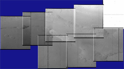 Raw Viking images of Gangis Chasma