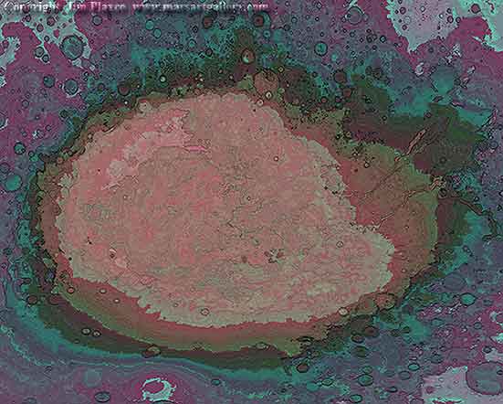 Hellas Planitia Alienus abstract image