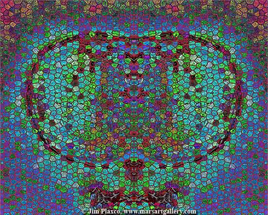 Martian Stained Glass