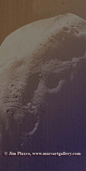 Columbiad IIs First Daguerreotype of Phobos