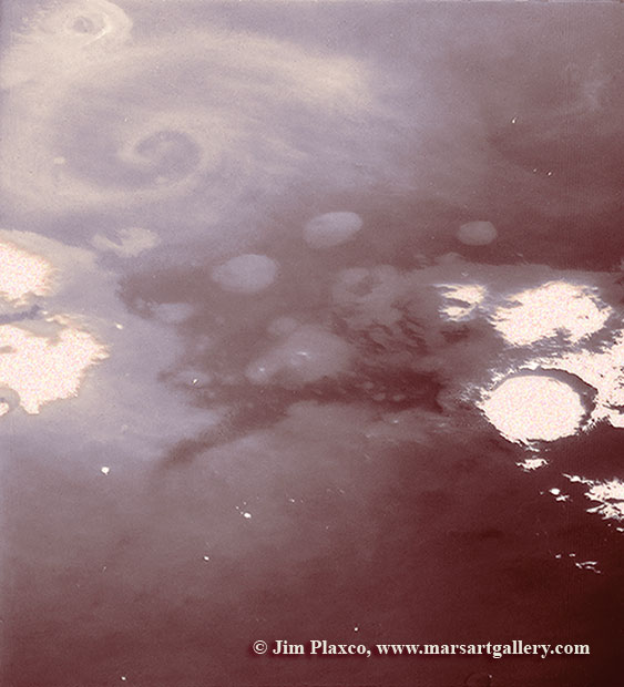 Summer Storm on Mars