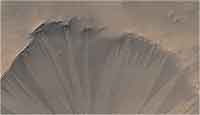 Martian Crater Streaks