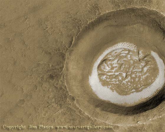 Crater with Snow
