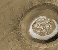 Crater with Snow