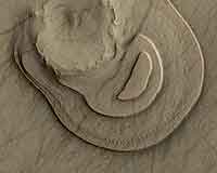 Eroded Martian Landform