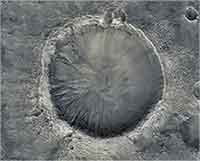 Martian Gullied Crater